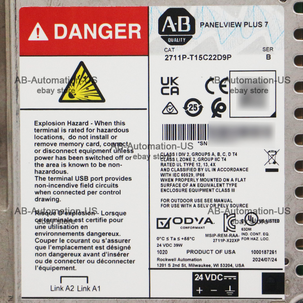 NEW Sealed 2711P-T15C22D9P PanelView Plus 7 Performance Terminal