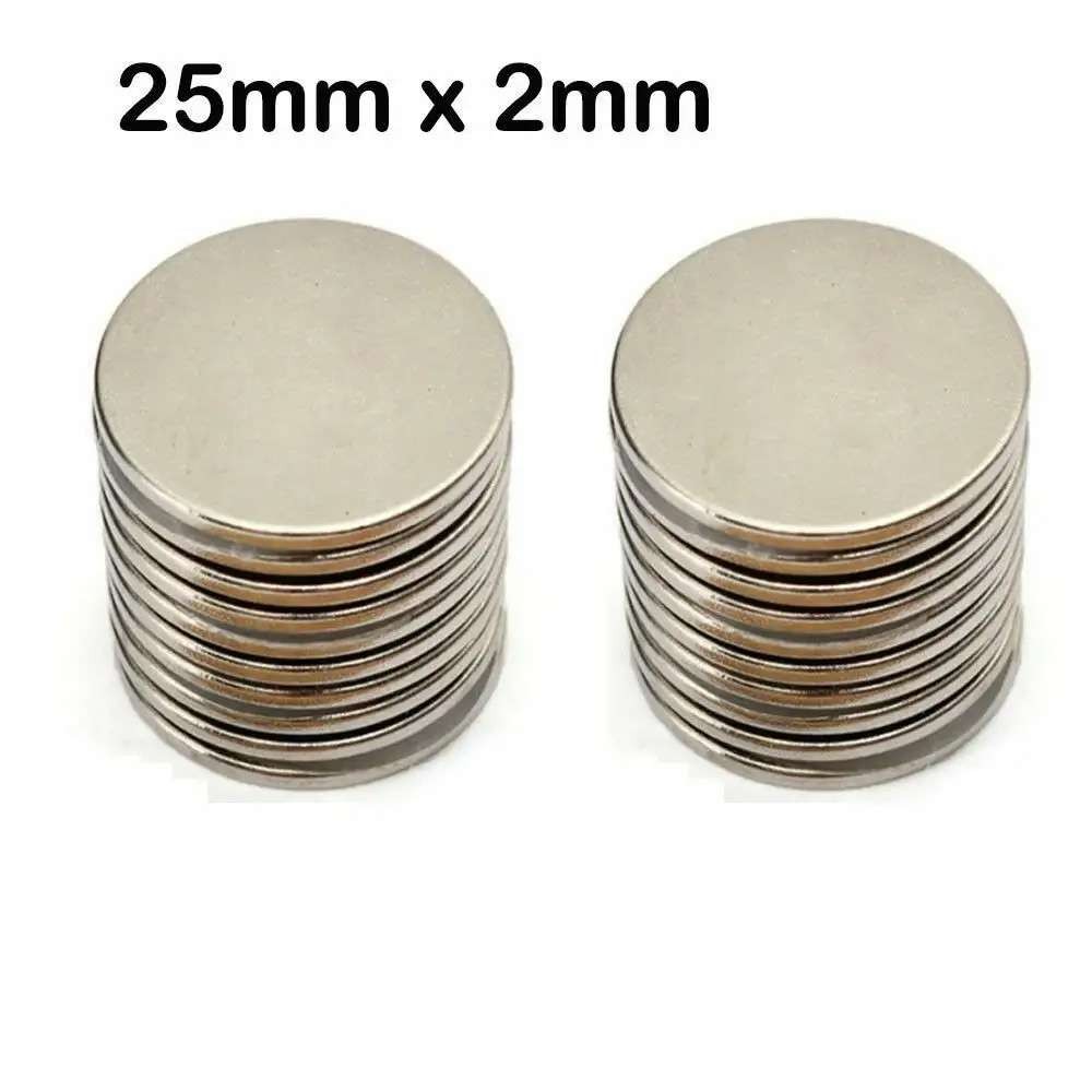LOT5-100 Round Neodymium Magnets N52 Super Strong Rare Earth Small Large Magnets