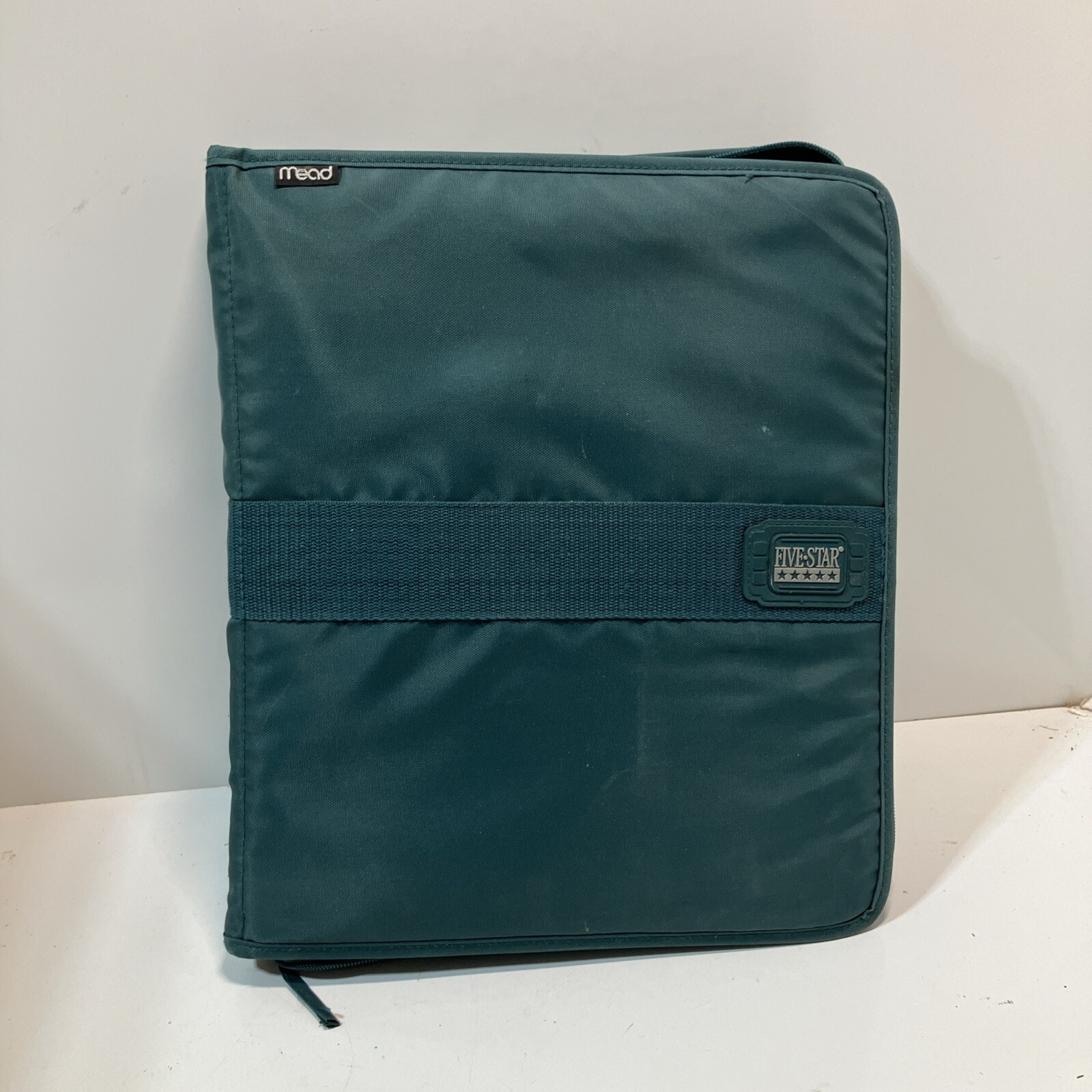 Vintage 90s Mead Five Star Green Teal 3 Ring Trapper Keeper Starter Folders