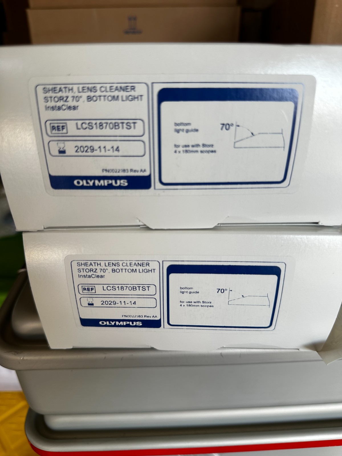 Olympus Sheath Lens Cleaner Storz 70 degrees Bottom Light Ref: LCS1870BTST