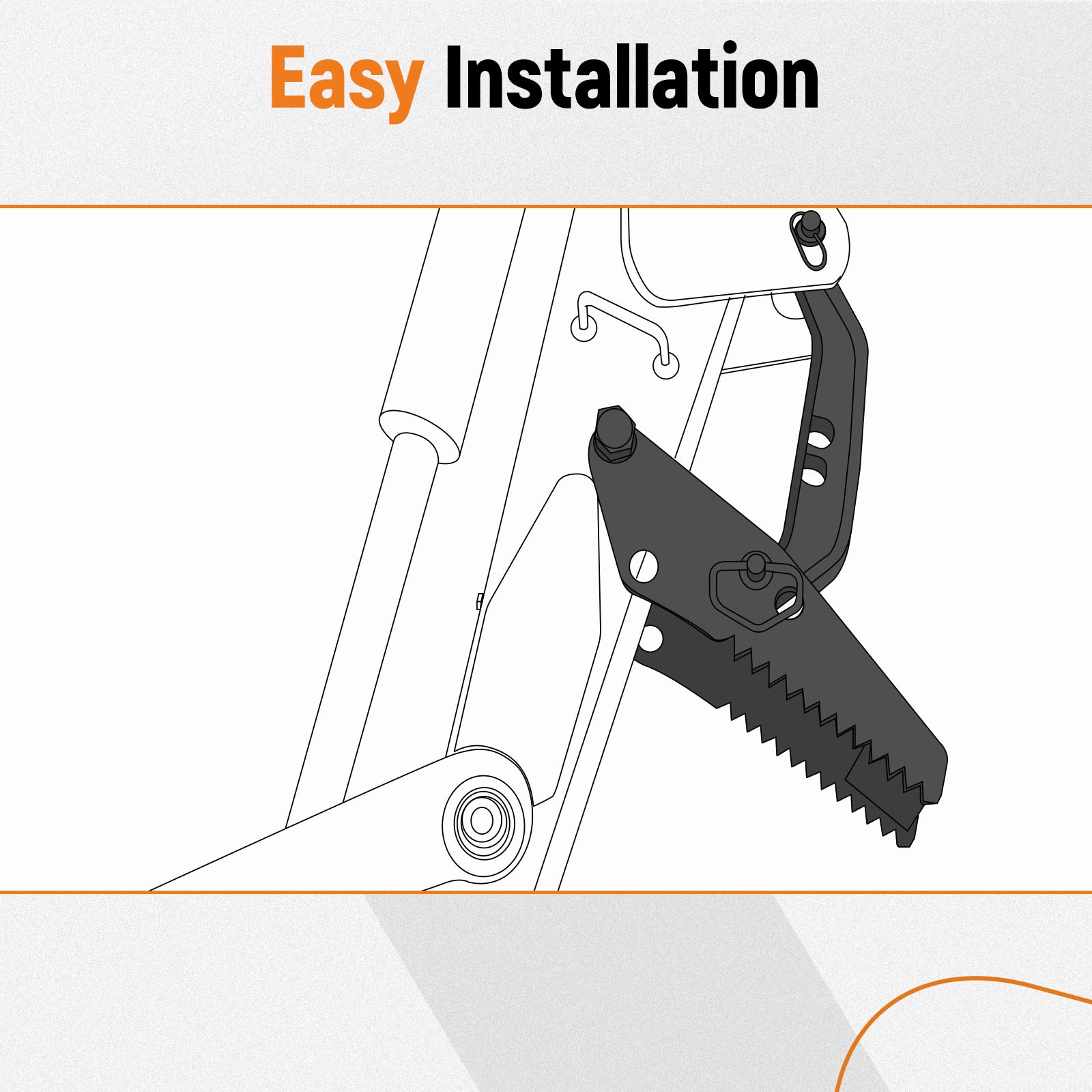 Backhoe Thumb Excavator Attachment For Kubota BX22,BX23, BX24,BX25, BH75