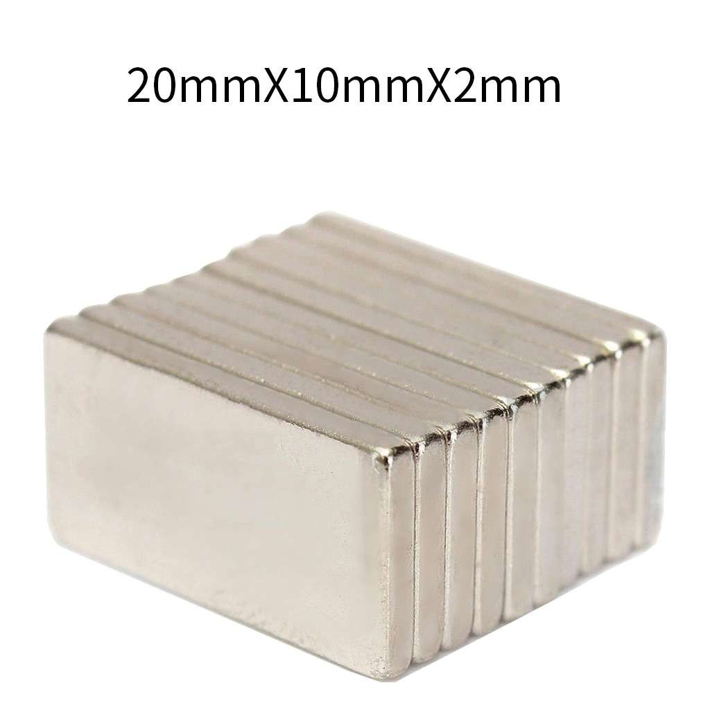N52 20x10x2MM Neodymium Block Magnet Super Strong Rare Earth Magnets
