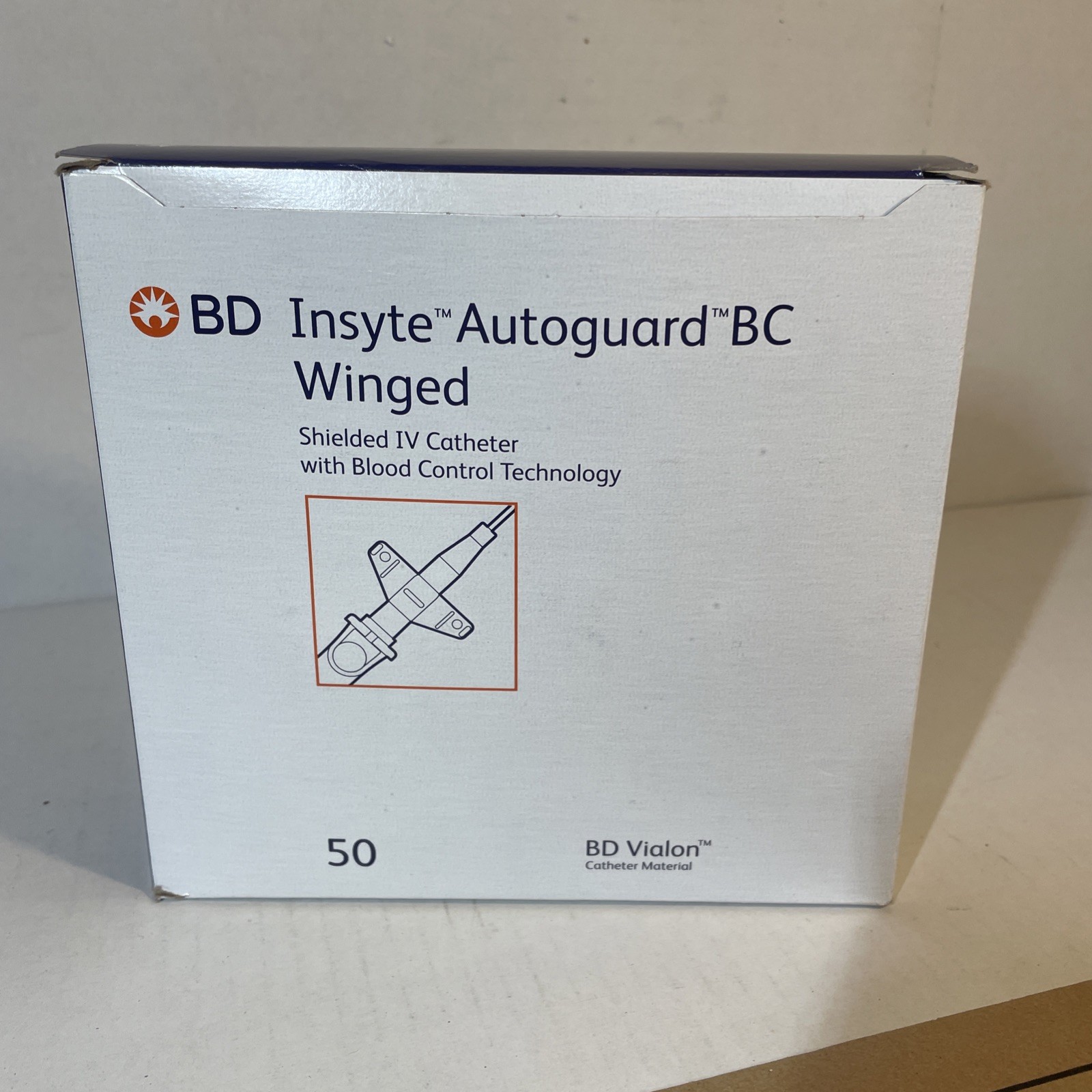 BD Insyte BC Vialon REF 382512 24GA x 0.75in 20mL/min Box of 50