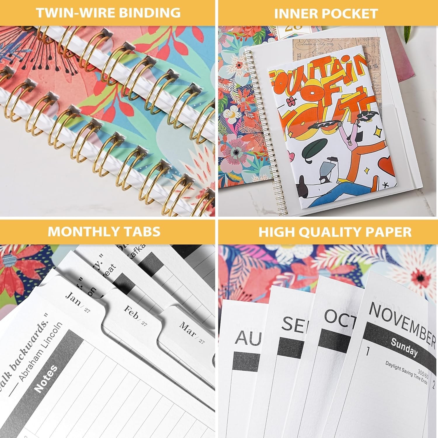 Monthly Planner 2026-2028 – 2 Year Planner 2026-2028, July 2026 – June 2028, 2 Y