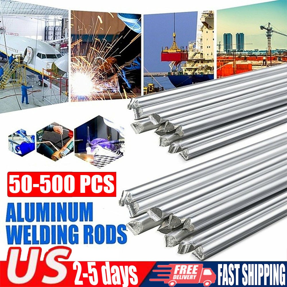 500PCS Easy Melt Welding Rods Low Temperature Aluminum Wire Brazing 1.6mm*500mm