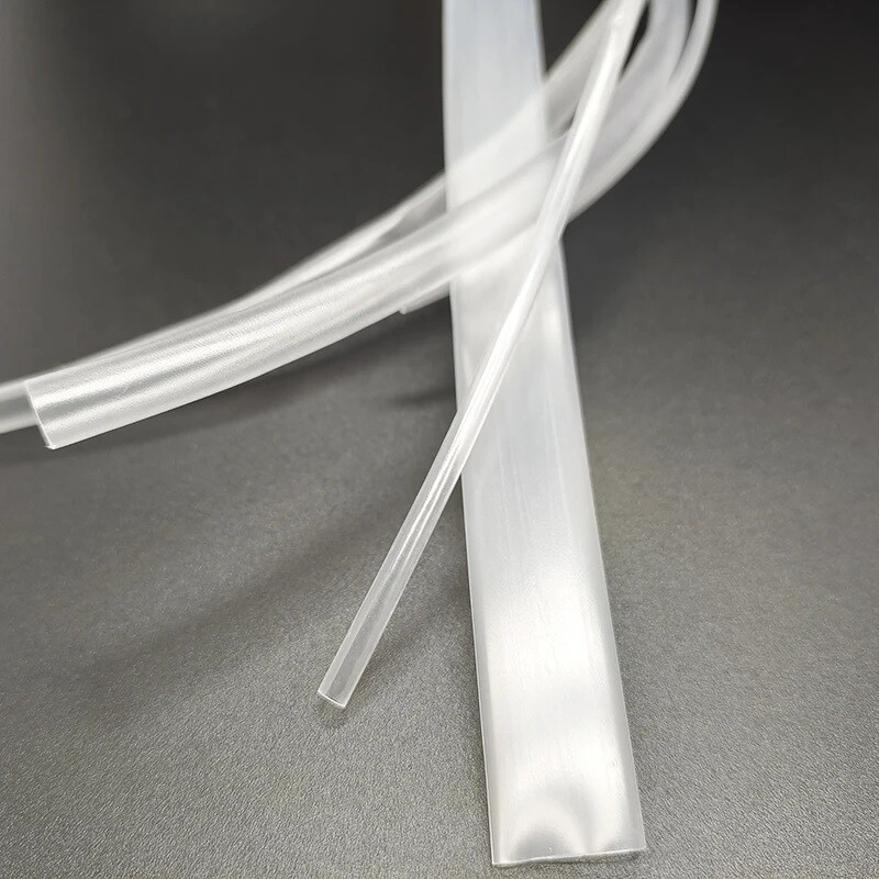 1.7:1 / 4:1 Transparent PTFE FEP Heat Shrink Tube φ0.5mm-25mm Diameter One Meter