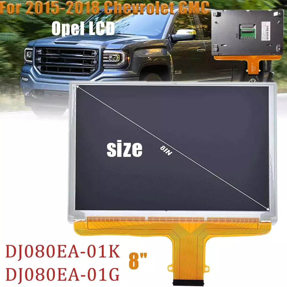 8” LCD Display With Touch Screen For 2015 – 2020 Chevy Colorado 1 Year Warranty