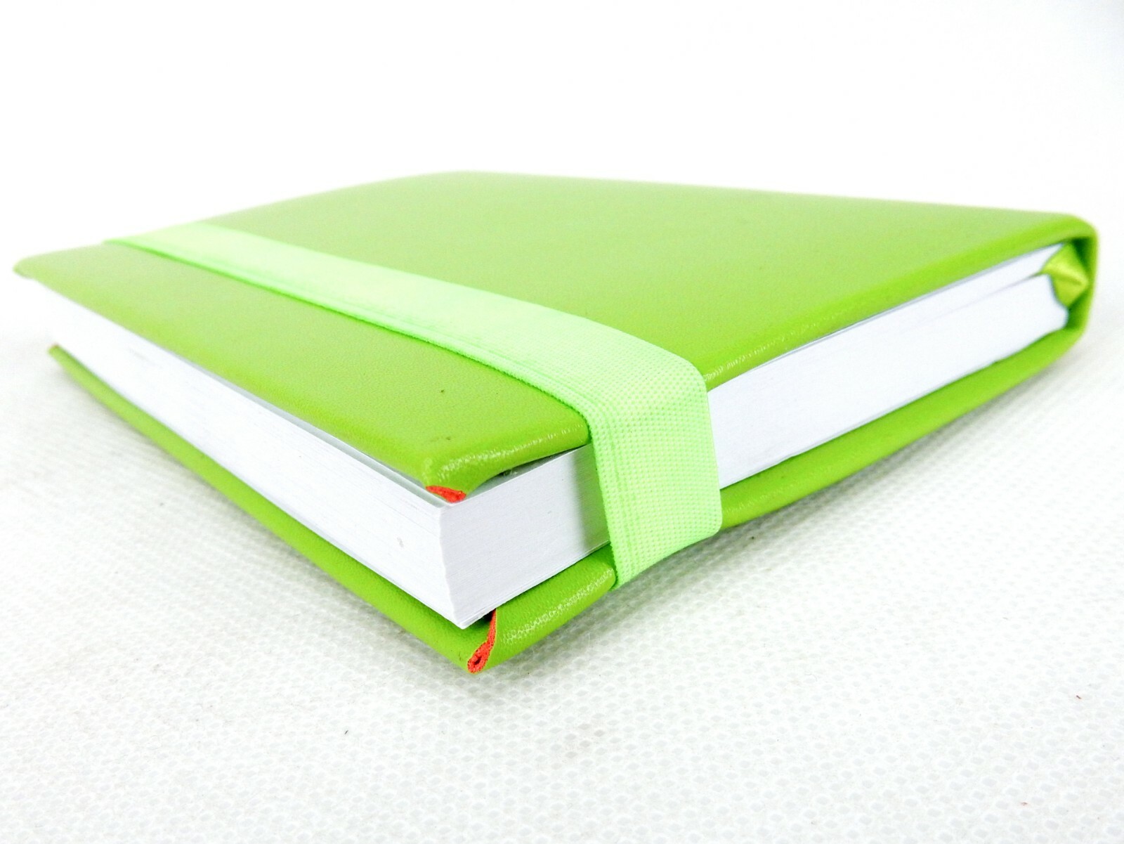 FInch Journal Notebook, Lime Green, 90 Lined Pages, Elastic Closure, #MP4101