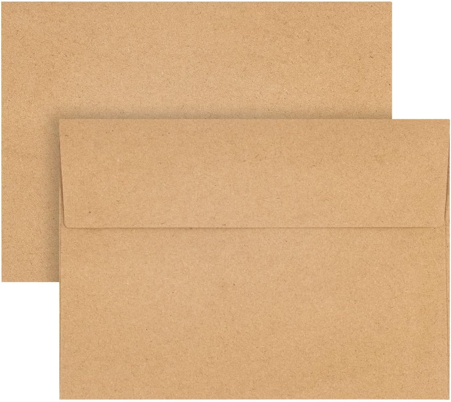 50 Pack Kraft Envelopes 4 X 6 Inch Brown Envelopes,A4 Envelopes, Card Envelopes,