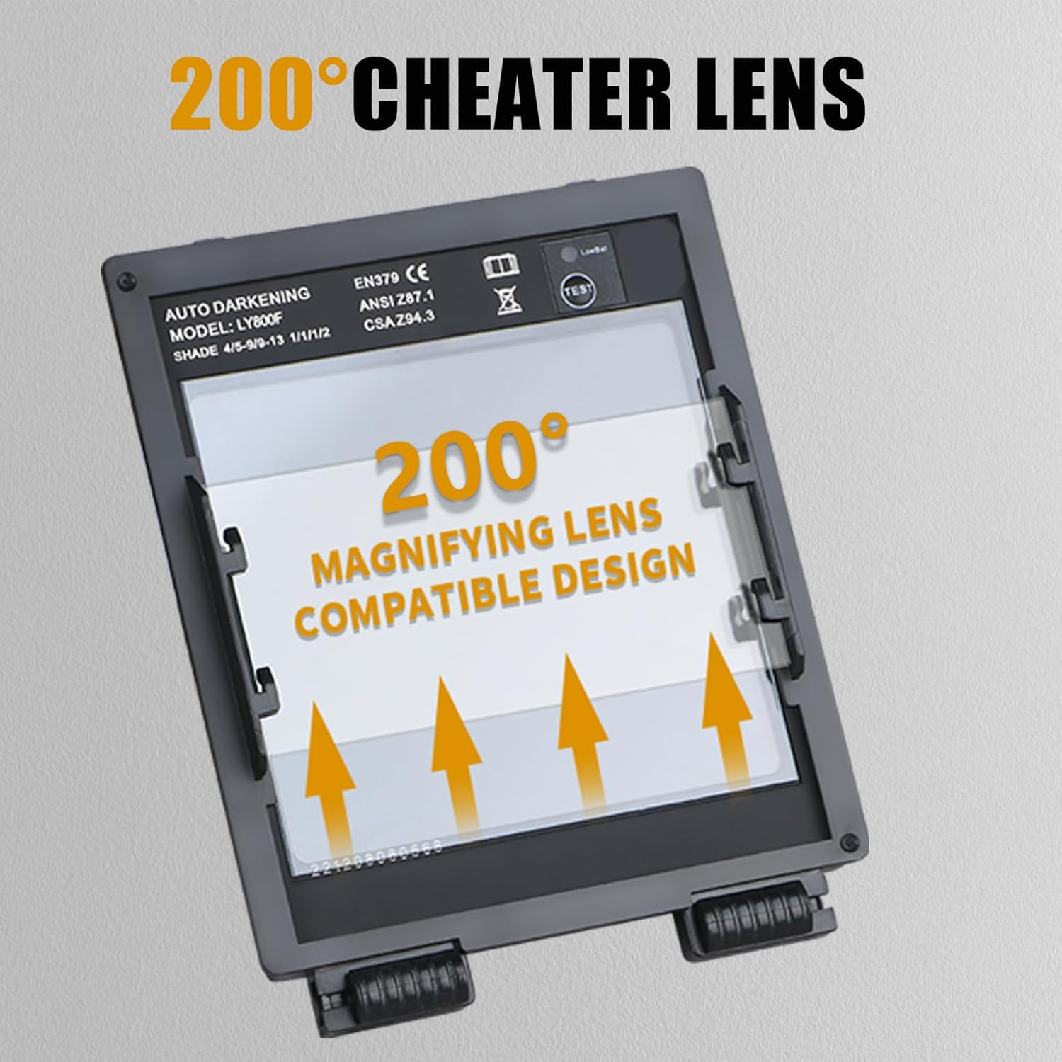 3PCS 3.54″ X 4.25″ Magnification Welding Lens, SONNLER 2.0 Cheater Lens Compatib