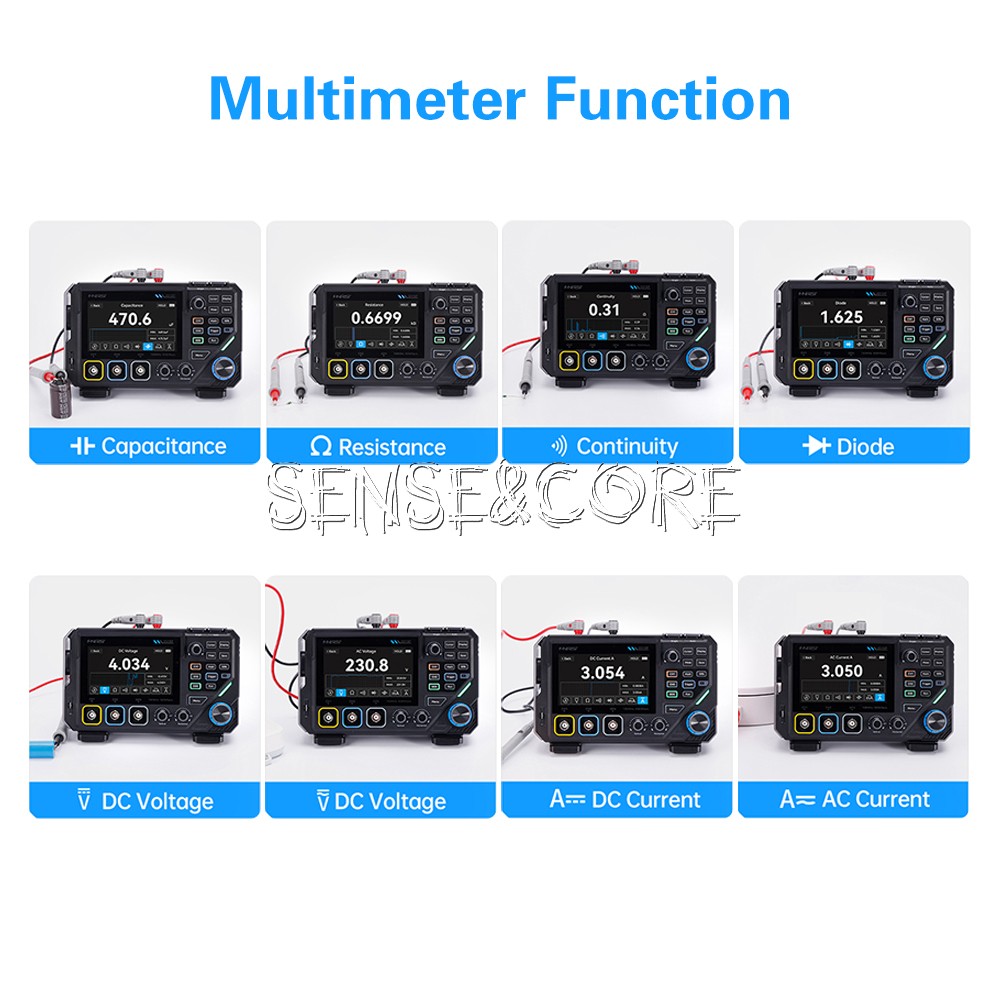 FNIRSI 2D15P Digital Multimeter Oscilloscope Signal Generator 100Mhz 500MSa/s