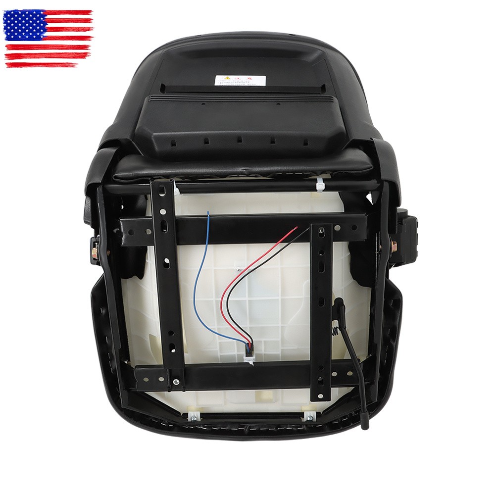 New For Toyota Forklift Seat With Seatbelt & Switch Adjustable Back Universal