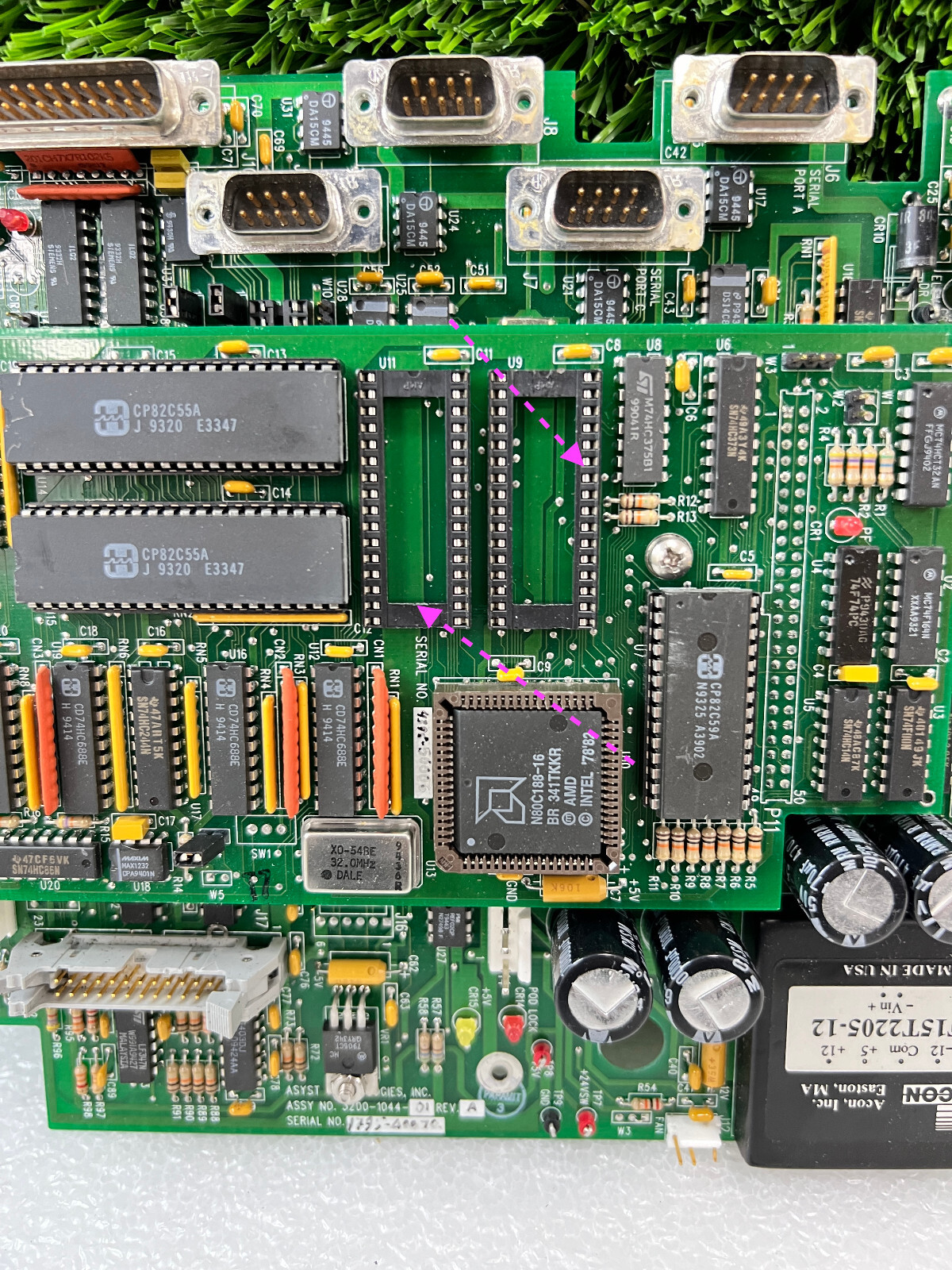 Asyst 3200-1044-01 Control Motherboard with 3200-1045-01 Extension Control Board