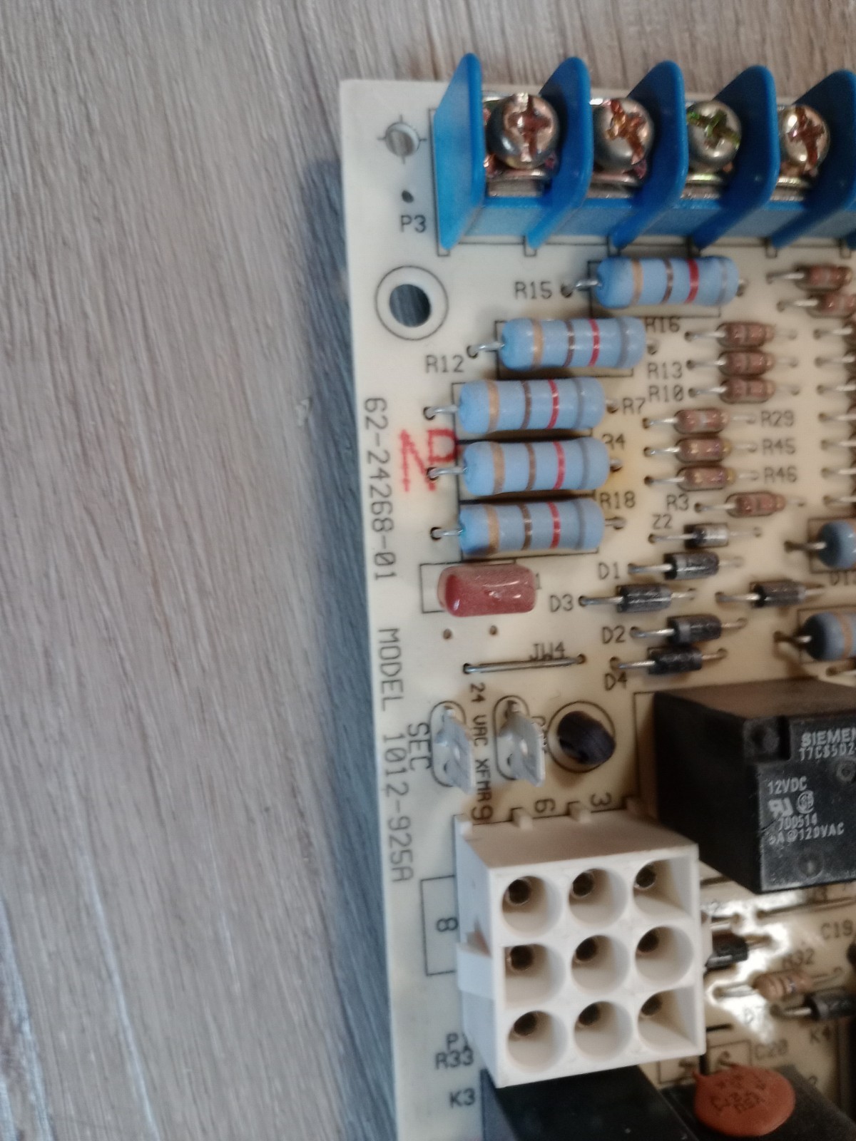 Rheem Ruud 62-24268-01 Circuit Board 1012-925A (C-2)