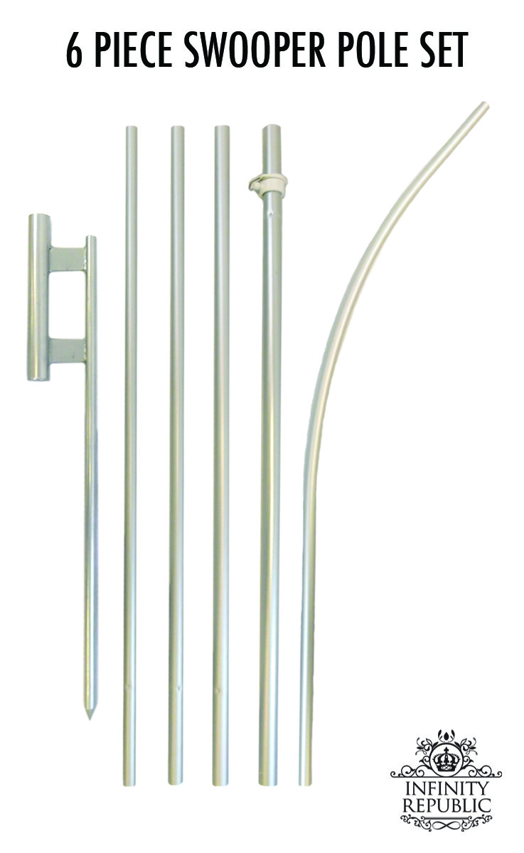 Mechanic Services Swooper Feather Flutter Flag Pole Kit Automotive Services