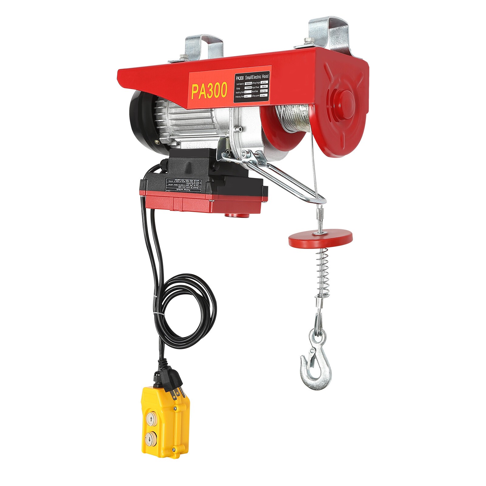 2-In-1 Hoist Warehouses Electric Single/Double Slings Electric Lift Winch 660lbs