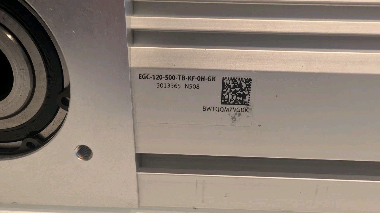 FESTO Belt Driven Linear Actuator EGC-120-500-TB-KF-OH-GK 3013365 N508