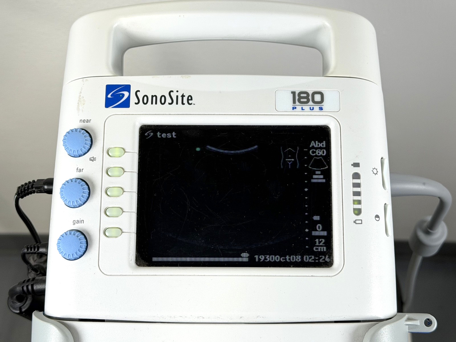 Sonosite 180 Plus Portable Ultrasound Machine w 2 probes
