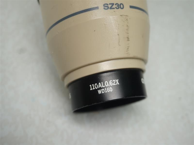 Olympus SZ3060 SZ30 Microscope w/ GSWH20X/12.5(1), 110AL0.62X 30Days Warranty