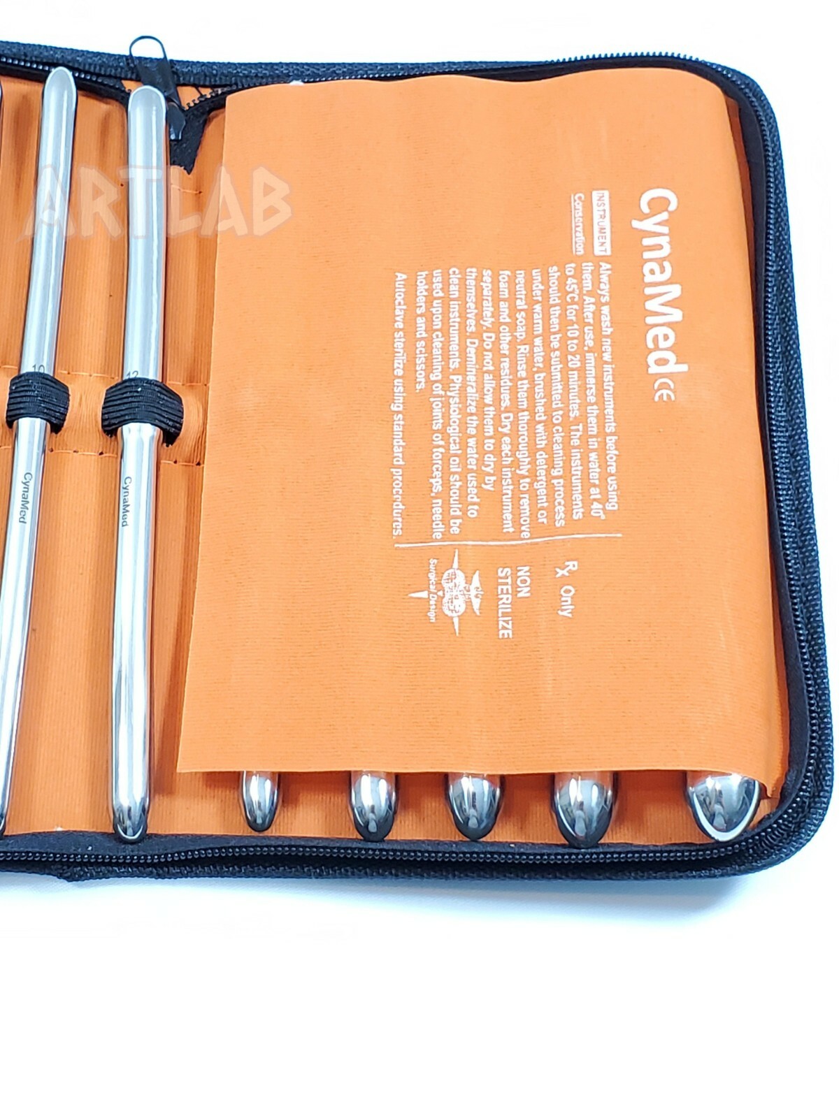 Premium set of 14 Hegar Dilator Set Uterine Urethral Diagnostic Surgical Sounds