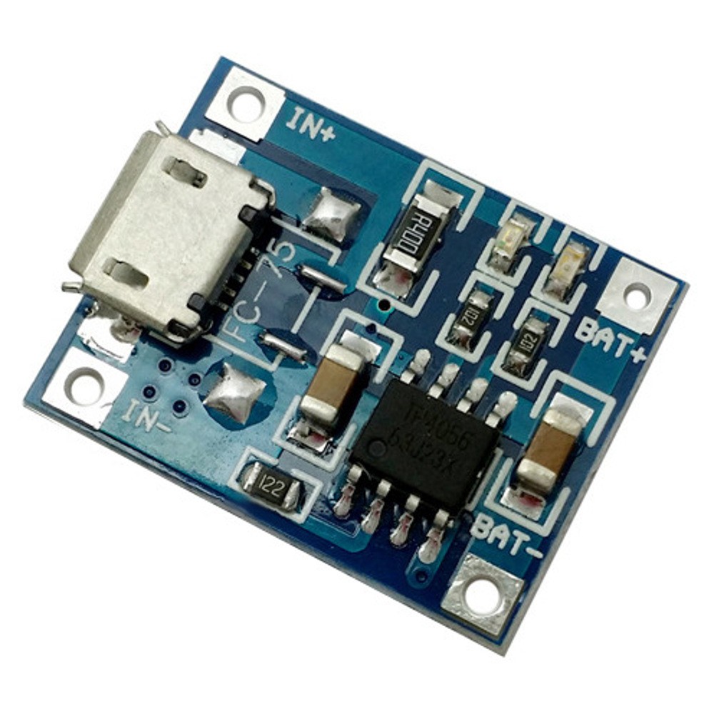5pcs 5V Micro USB 1A 18650 Lithium Battery Charging Board Charger Module TP4056