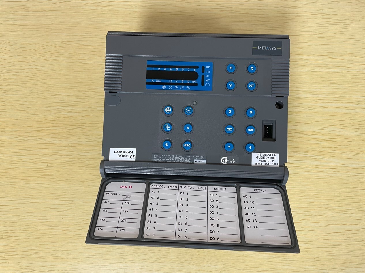 Metasys Johnson Controls Extended Digital Controller Module AV-451 DX-9100-8454
