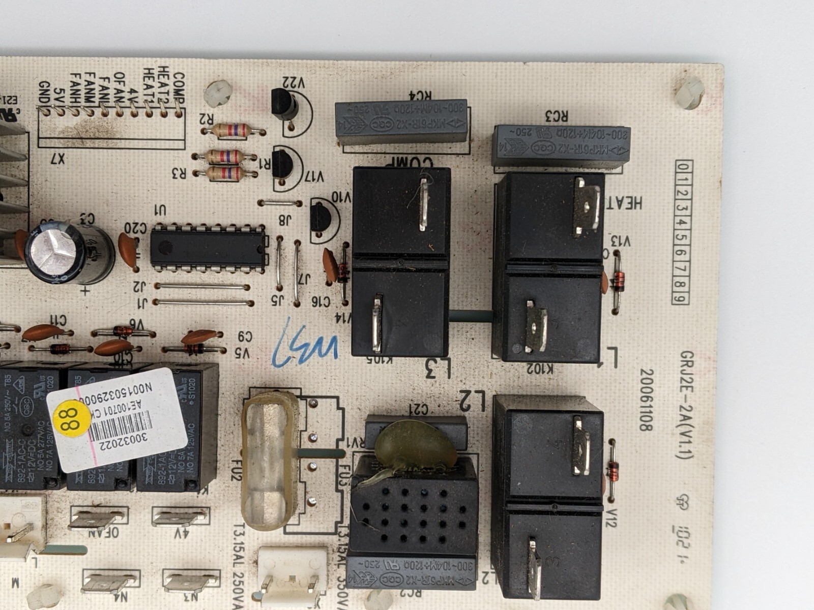 Friedrich Ptac GRJ2E-2A 20061108 30032022 Control Circuit Board