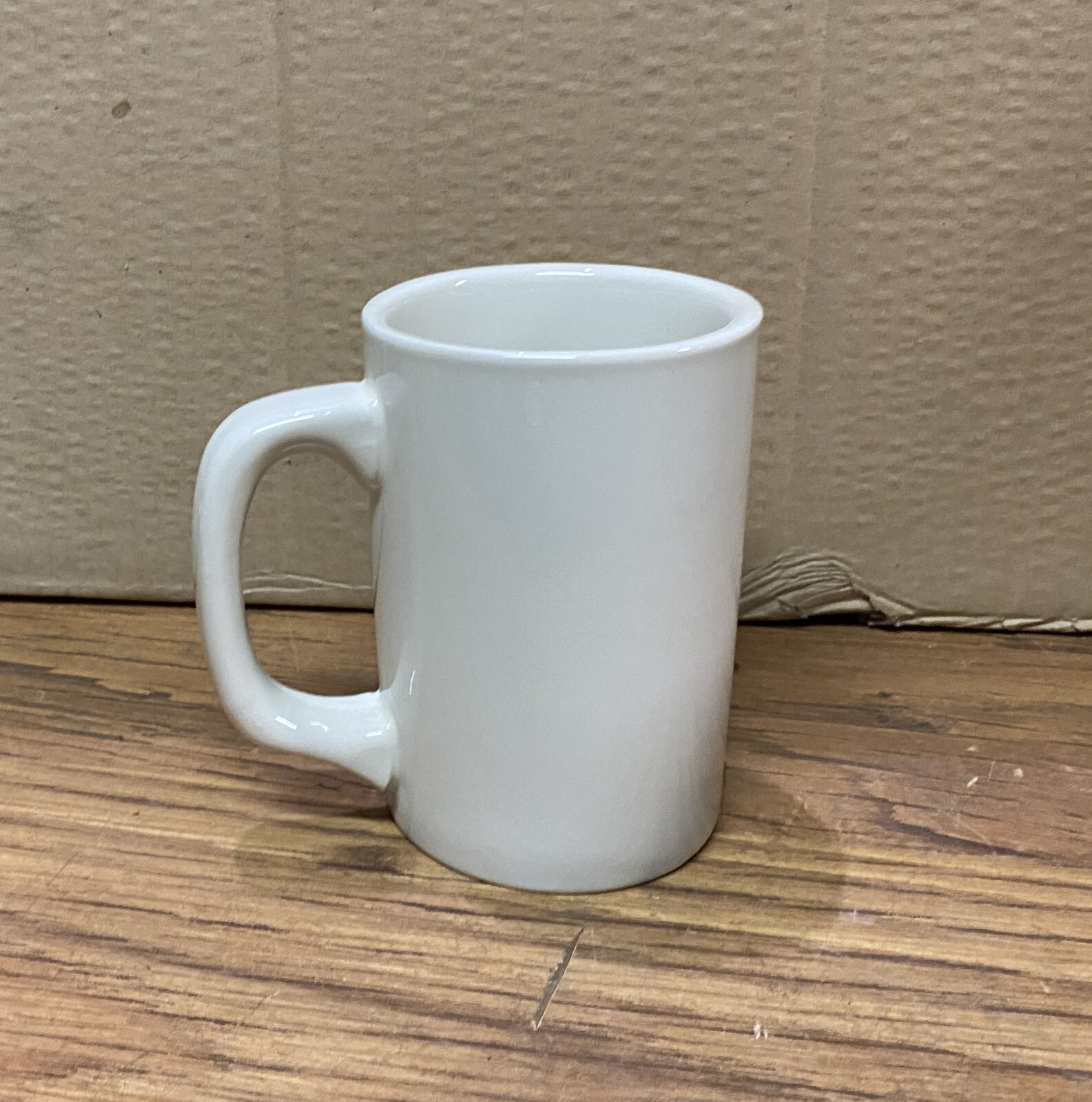 Set of 6 VERTEX CHINA Log Home Mug White 3”, 11 oz, LH-W
