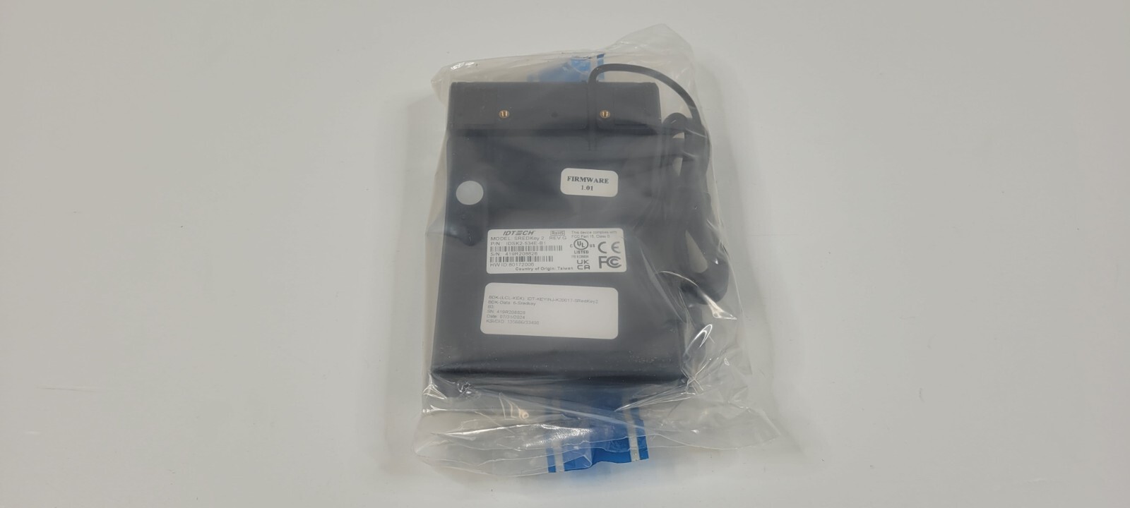 ID Tech 10-Key Keypad w/ MagStripe Reader IDSK2-534E-B1