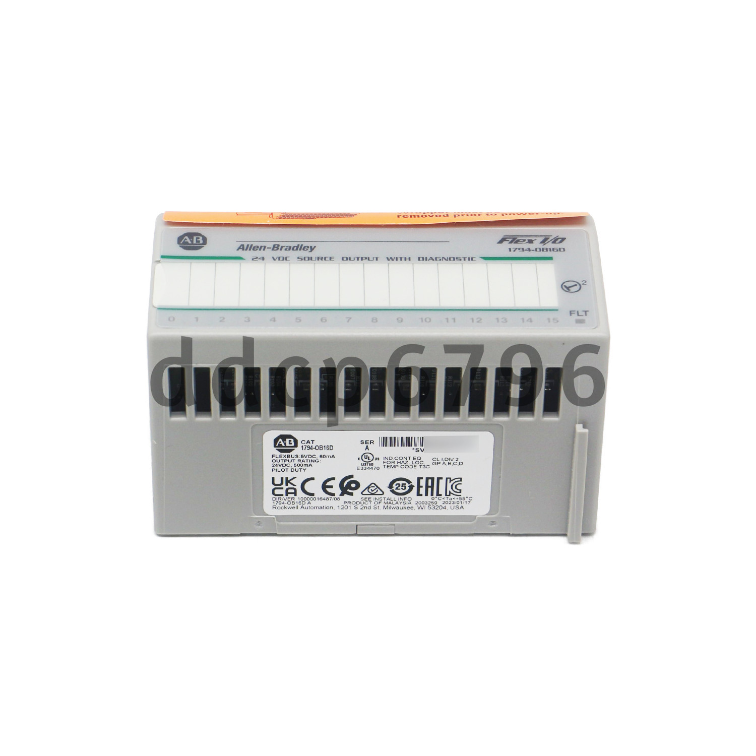 1794-OB16D — Flex 16 Point Digital Output Module Brand AB New Allen Bradley