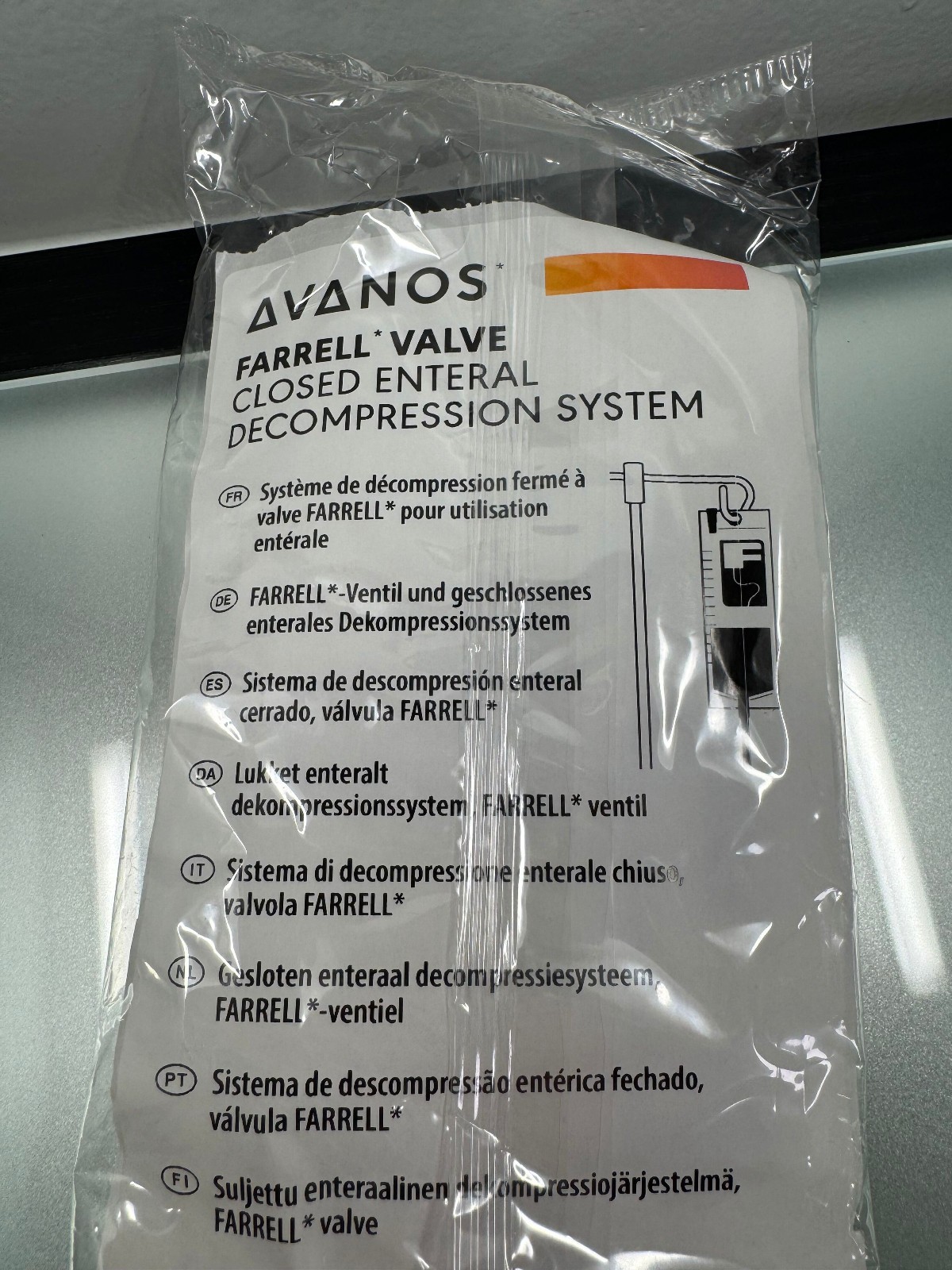 Avanos Single-Use Medical Tubing Valve Set Sealed 400mL