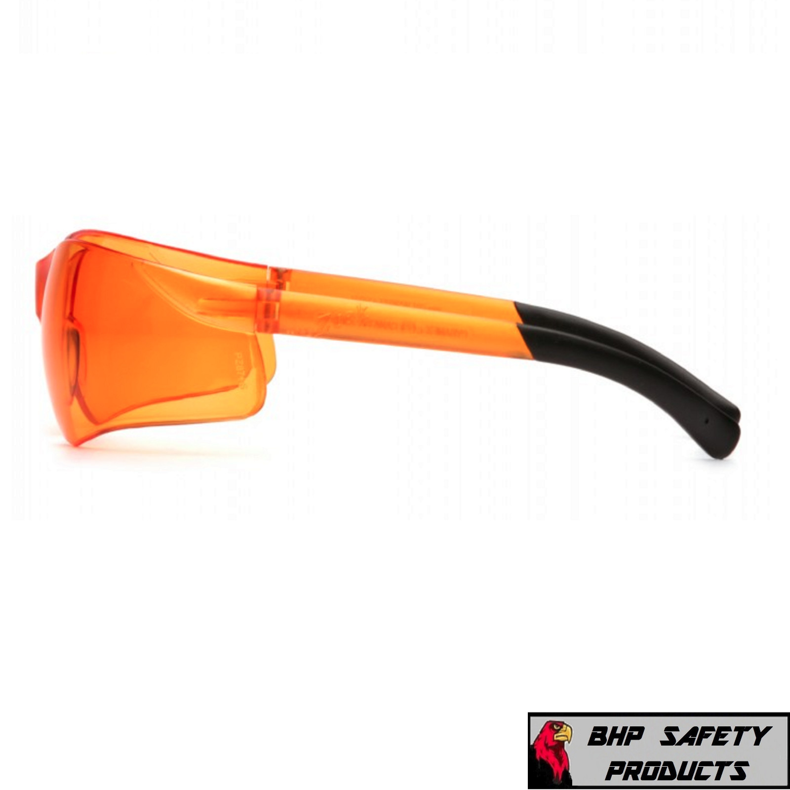PYRAMEX ZTEK SAFETY GLASSES ORANGE LENS WORK EYEWEAR S2540S Z87+ (1 PAIR)