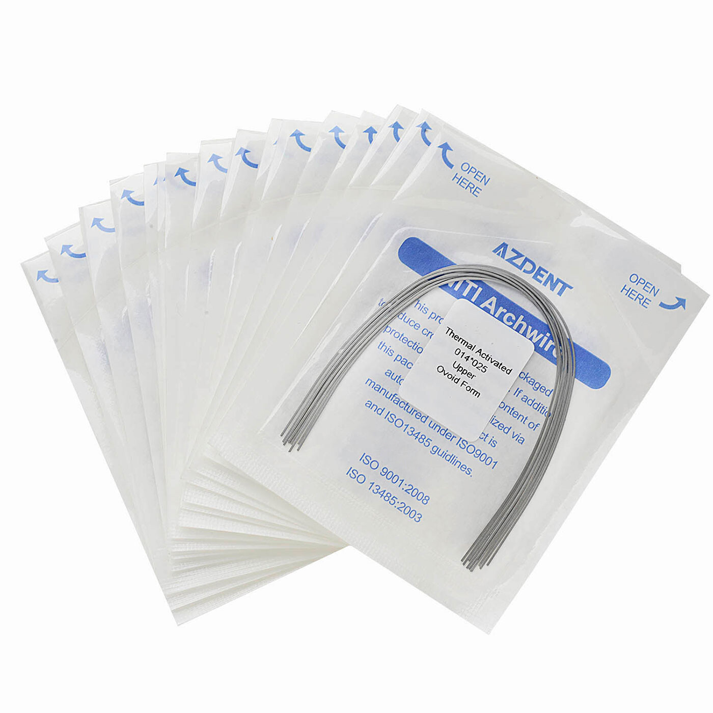 Alambre de Arco Rectangular Niti Activado Térmicamente para Ortodoncia Dental To