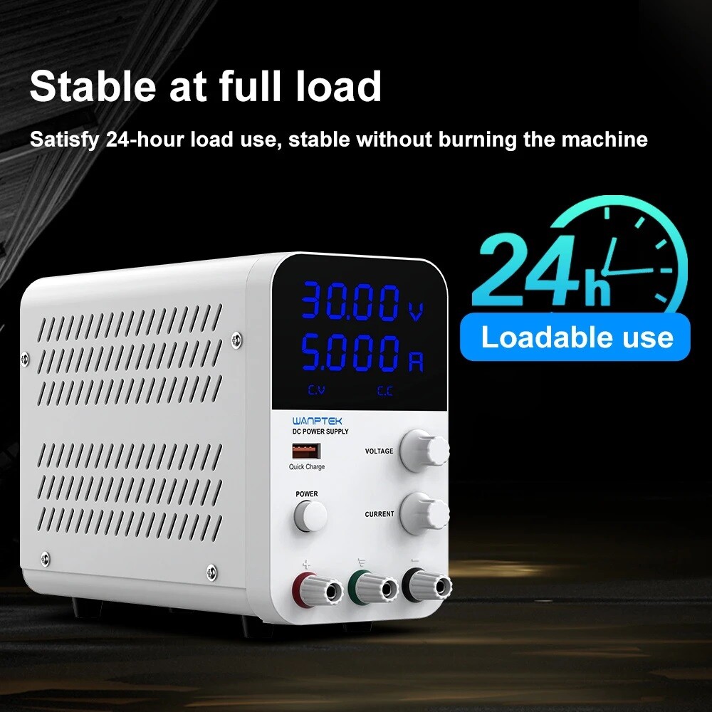 Adjustable DC 0-30V/60/120V 0-3/5/10A Lab Power Supply Variable Bench Switching