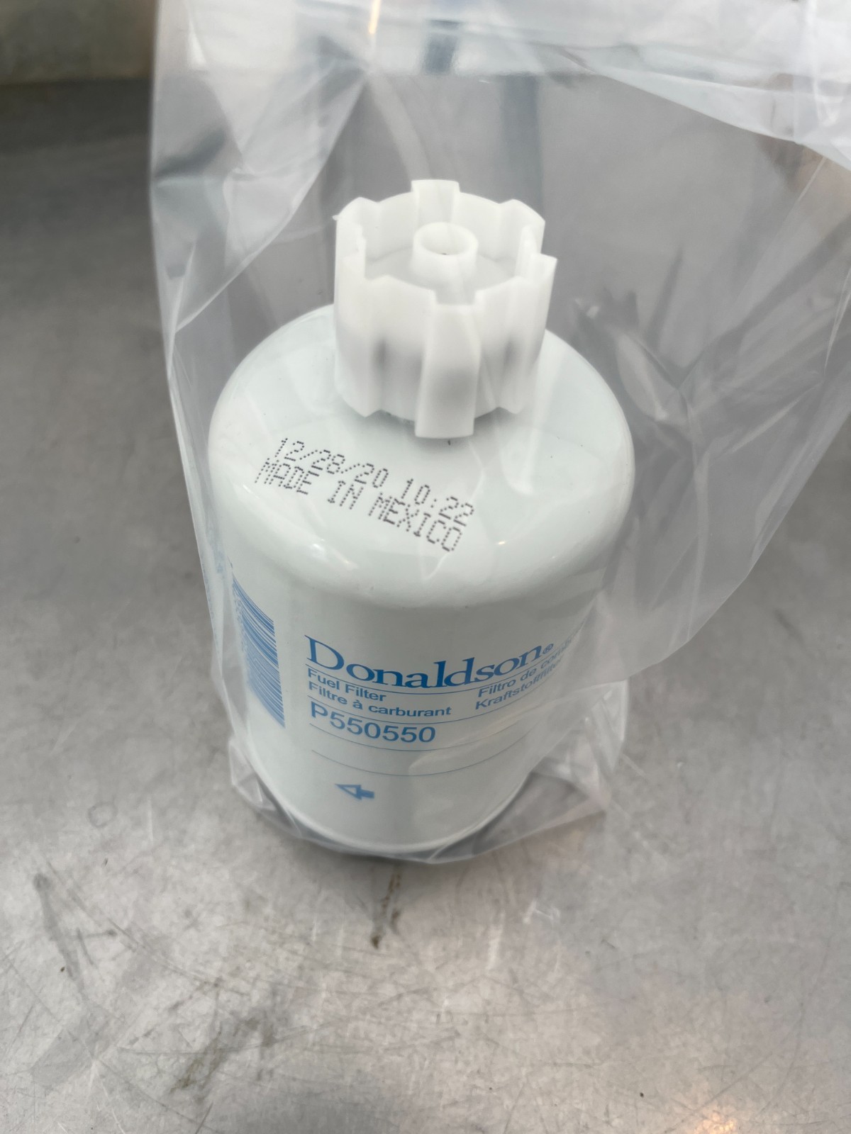 P550550 GENUINE Donaldson FUEL FILTER WS-100, BF1275, FF1258, FS19594, LFF9594