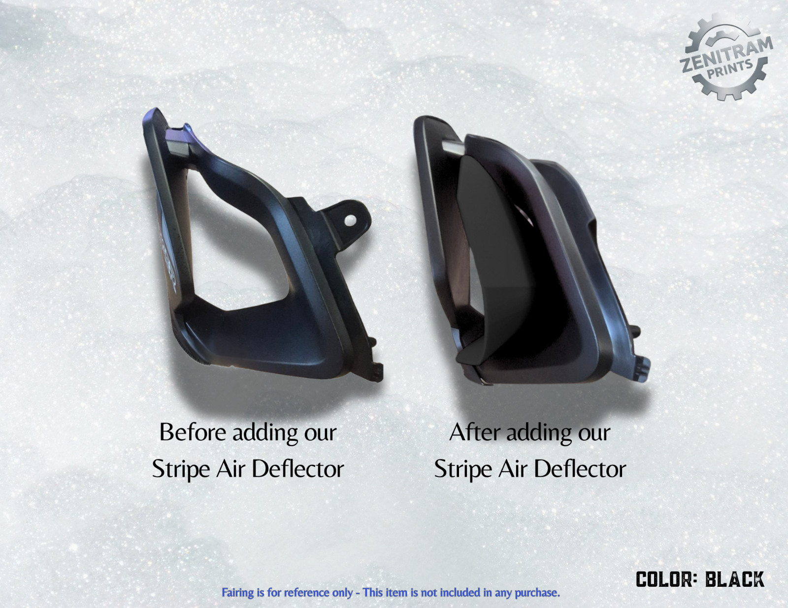 Stripe Series Clip-On Air Deflectors/Heat Shield for 850/900 models(2020–2025)