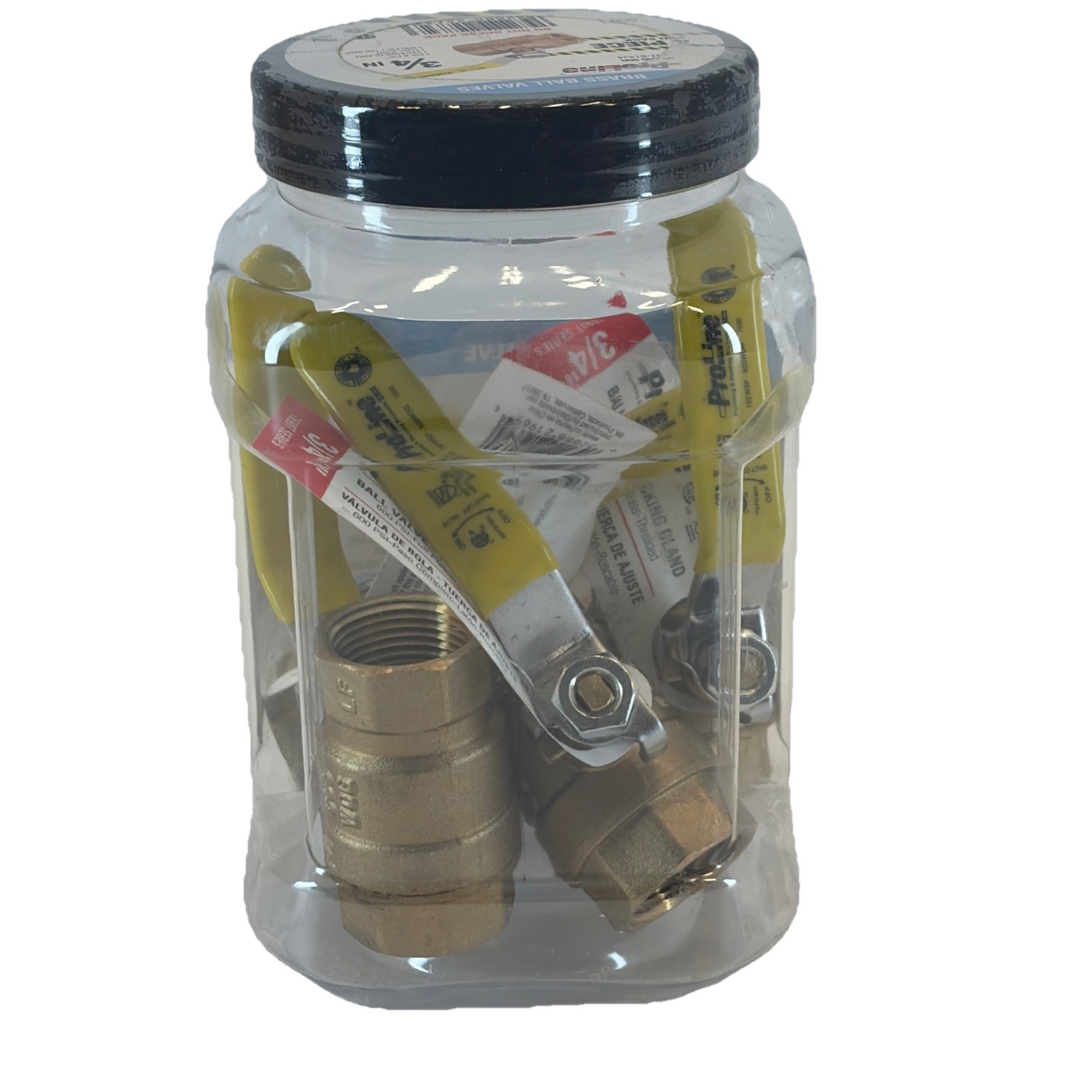 4 ProLine Series 3/4 in. Brass FPT Full Port Ball Valve 107-814J4 FIP x FIP