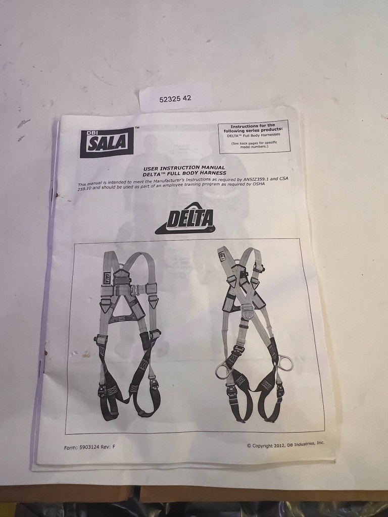 3M DBI Sala Delta Vest-Style Full Body Harness 1102000