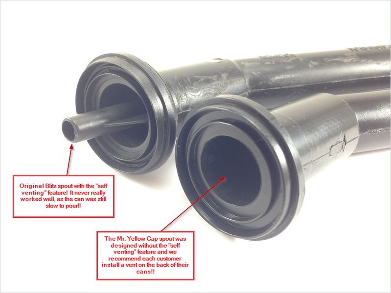 2 – Blitz Gas Can Nozzle Spouts Rings Caps Replacement Vintage 900302 900092