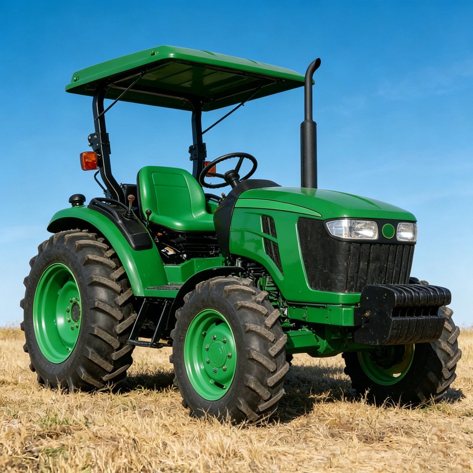 Top Canopy with Bracket For John Deere Compact Utility Tractors ROPS-Green