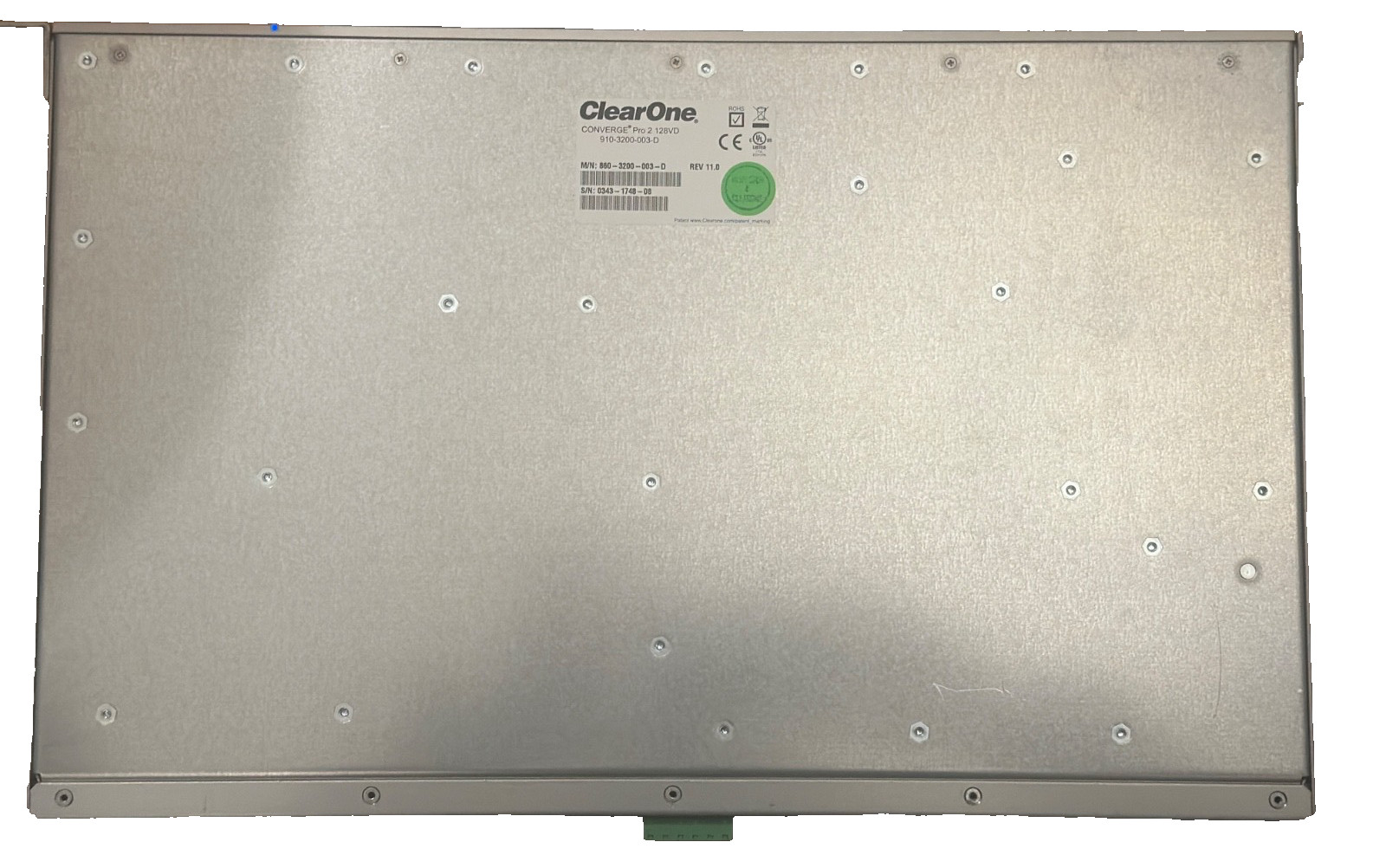ClearOne Converge pro 2 128V 910-3200-003D MN: 860-3200-003-D Rev 11.0