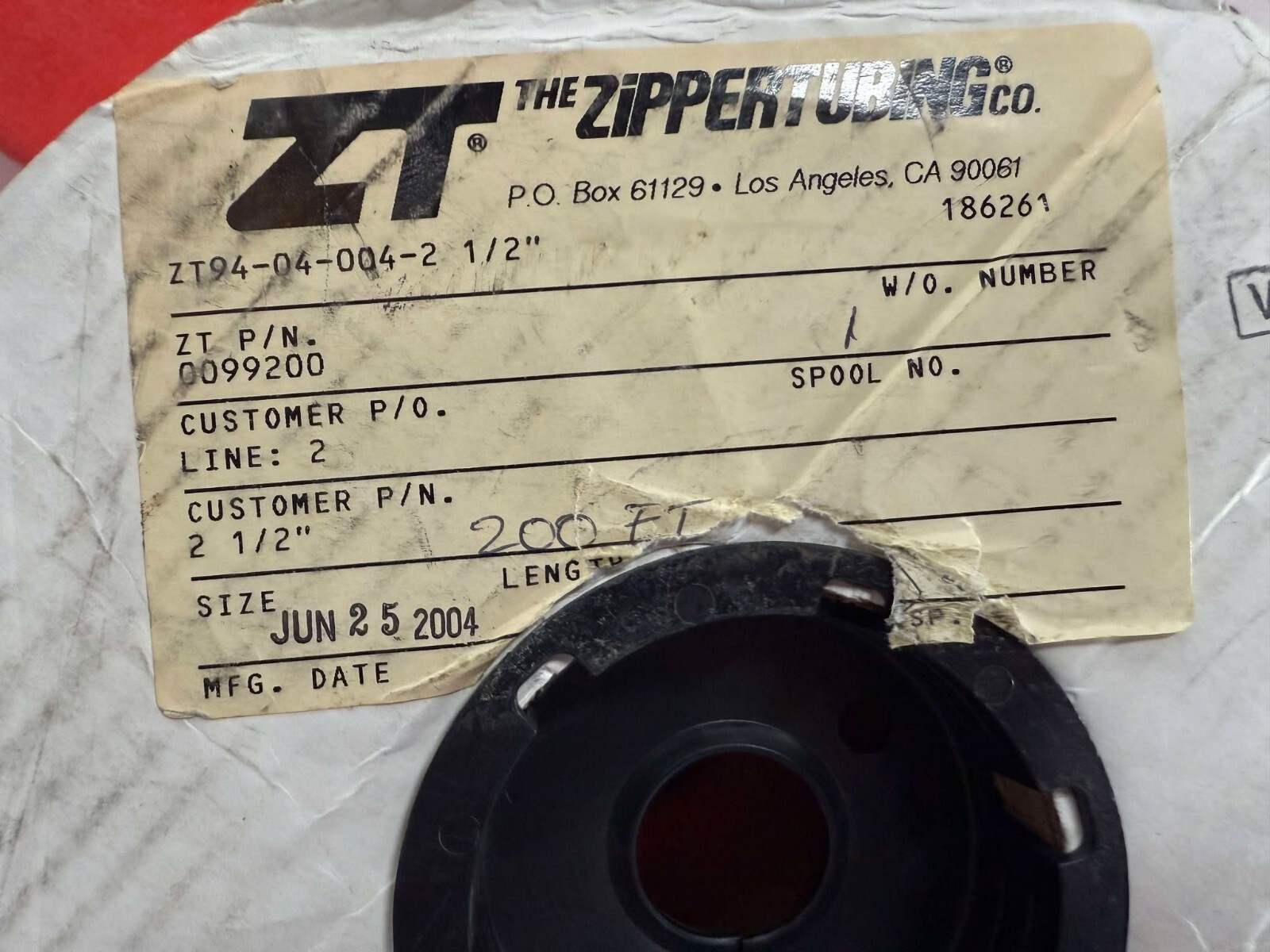 THE ZIPPERTUBING CO ZT94-04–004-2 1/2” EMI Shield Wrap 200FT ZT 0099200