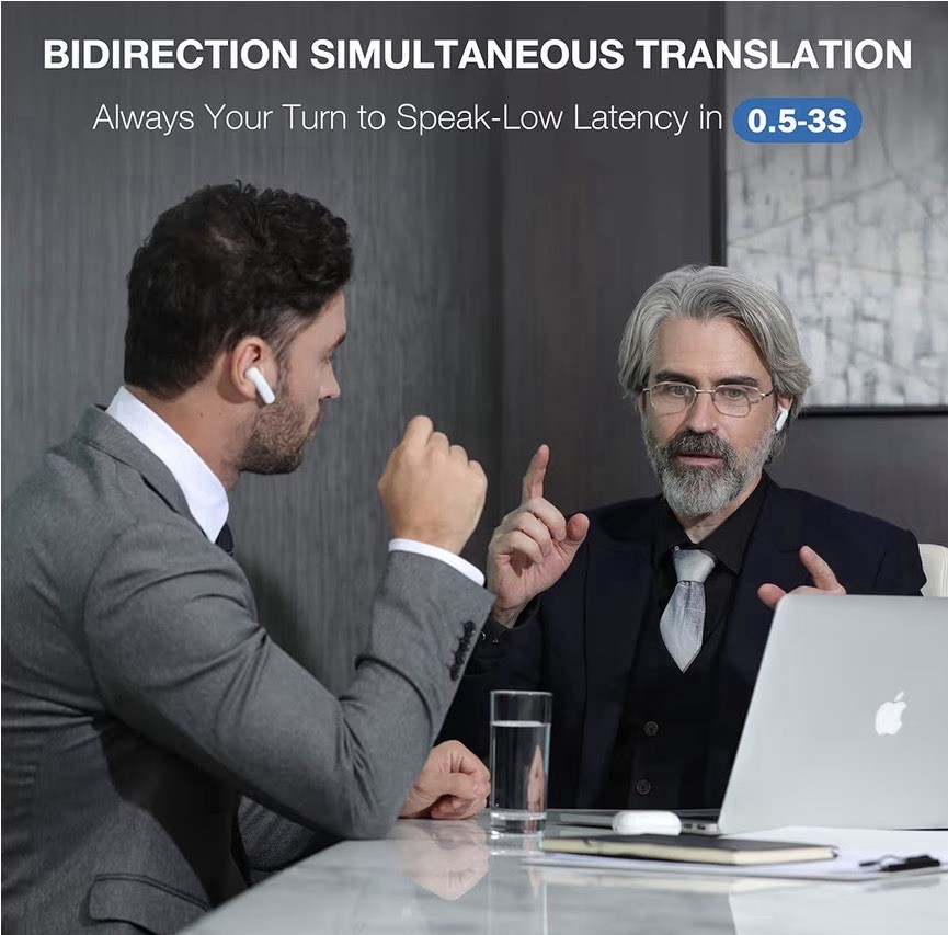 Timekettle WT2 Edge W3 Translator Device, Bidirection Simultaneous Translation