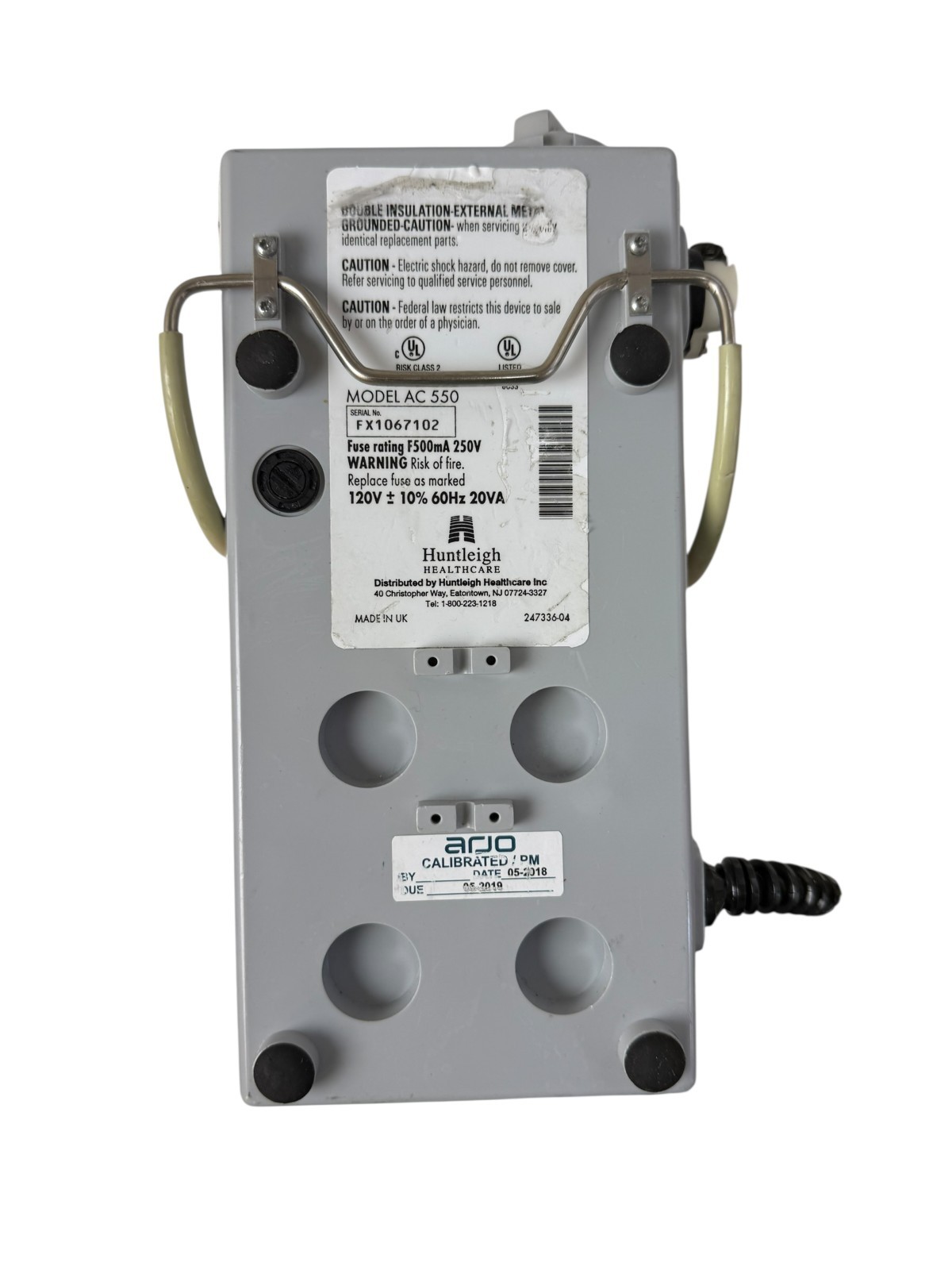 Flowtron Excel Arjo HuntLeigh MODEL: AC550