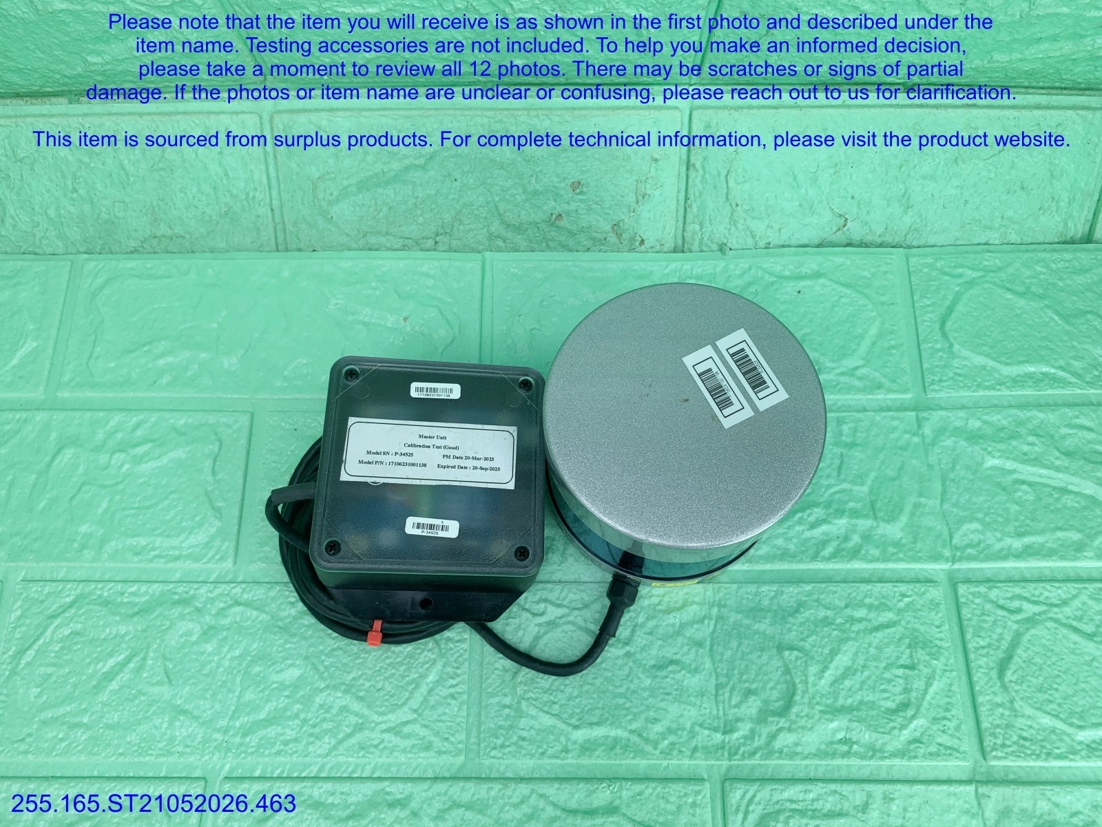 Velodyne VLP-32C Ultra Puck 32CH. LiDAR Sensor as in photos, sn:1138, DHL