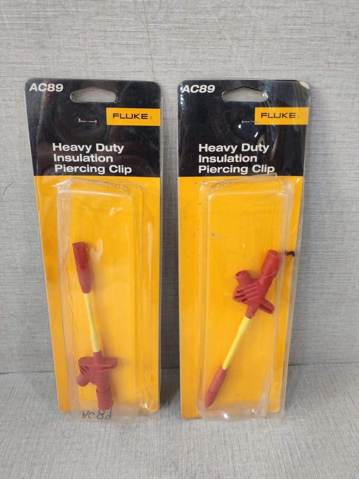 LOT 2 PCS FLUKE AC89 HEAVY DUTY INSULATION PIERCING CLIP