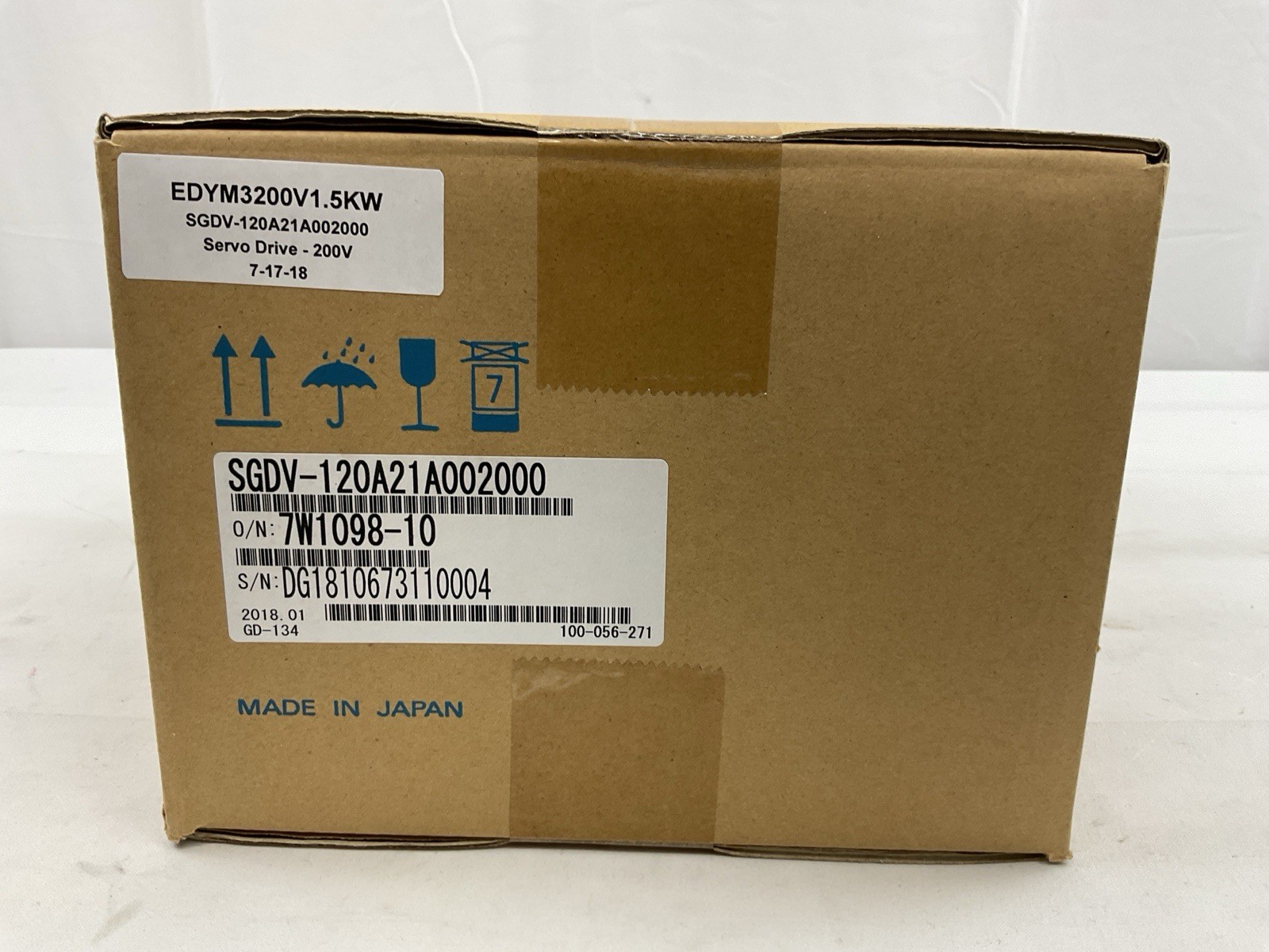 Yaskawa SGDV-120A21A002000 Servopack AC Servo Drive 200V 1.5kW New Sealed in box