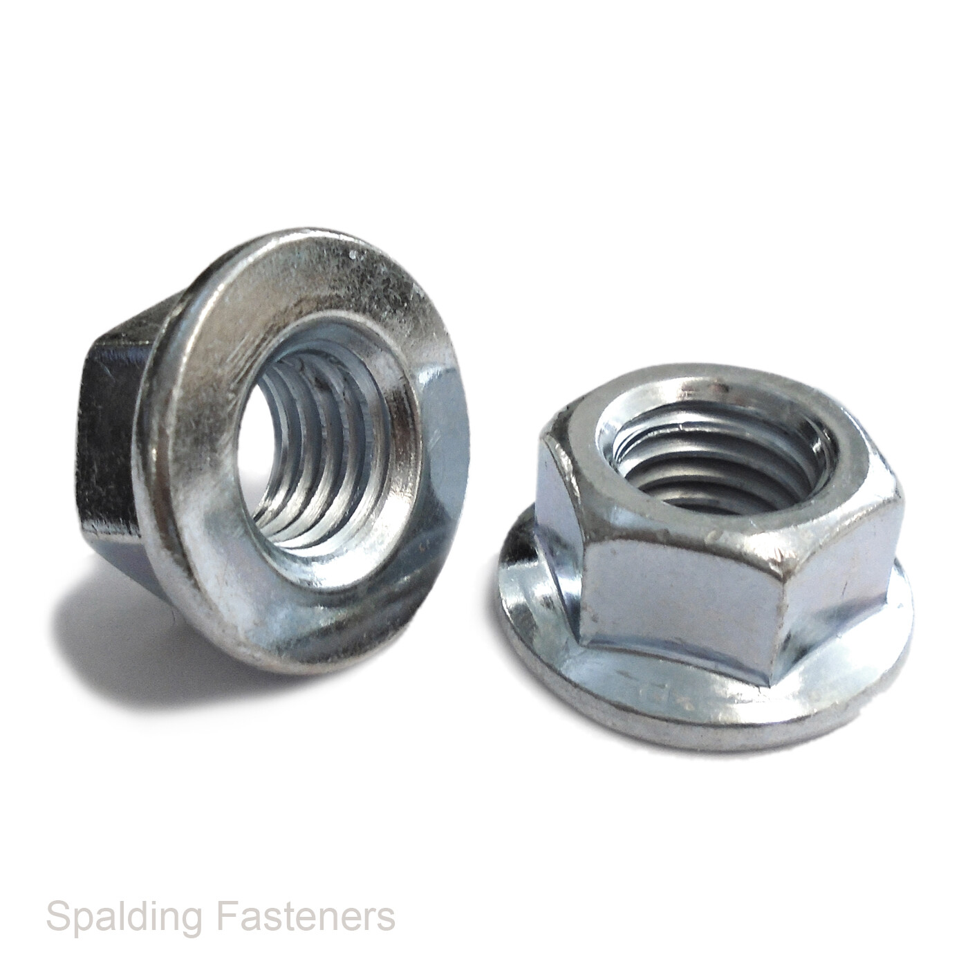 Metric Zinc Plated Steel 10.9 Grade High Tensile None Serrated Flange Nuts