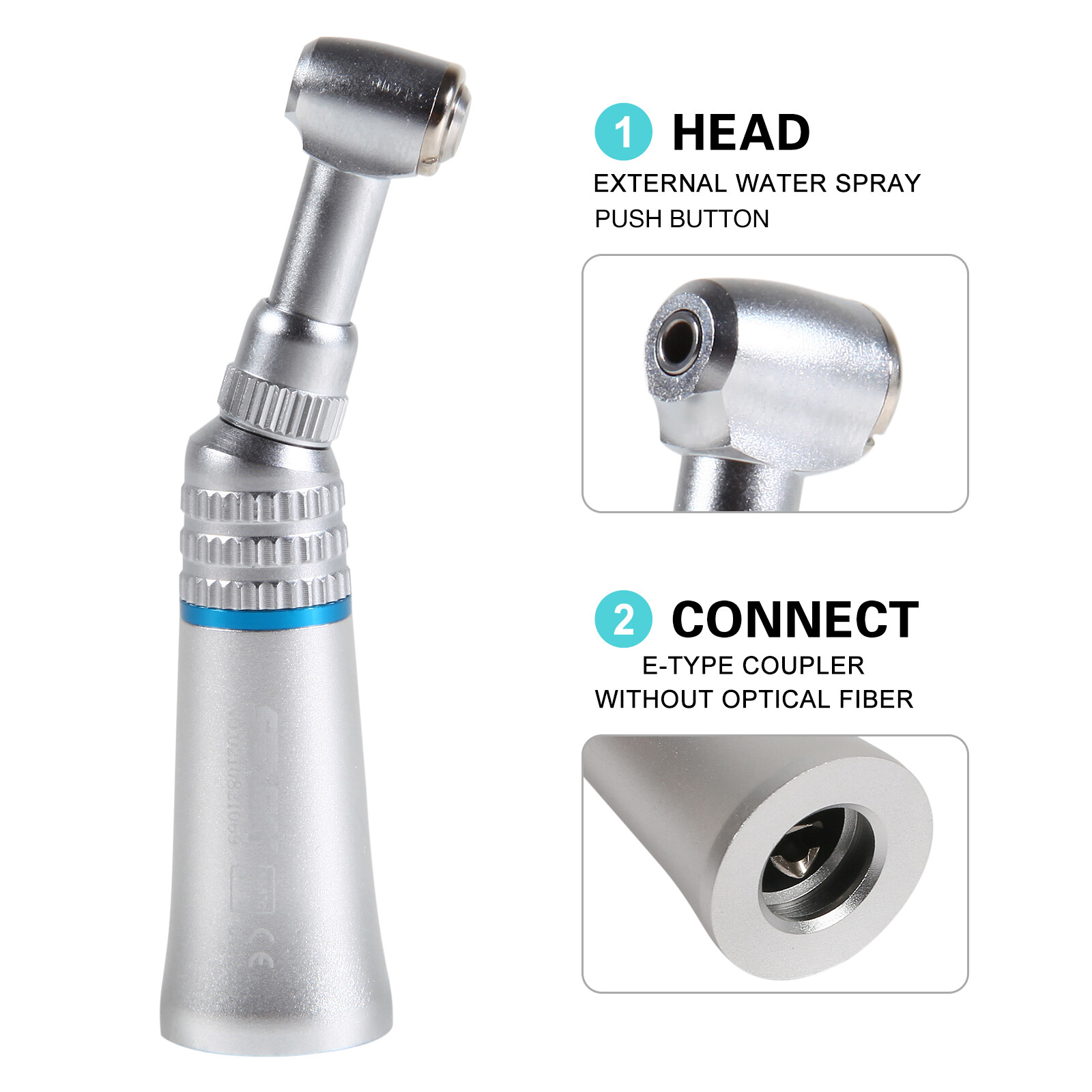 1-20 SEASKY Dental Low Speed Contra angle Push Handpiece External Spray Hxa