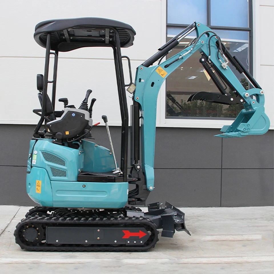 2.5Ton Mini Excavator Side Swing Digger Kubota D902 Diesel Engine+ 4 Attachments